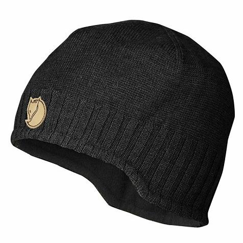 Fjallraven Men Keb Beanies Black PH210940 Philippines